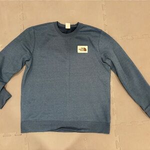 The North Face Men's Heather Blue Crewneck Sweatshirt